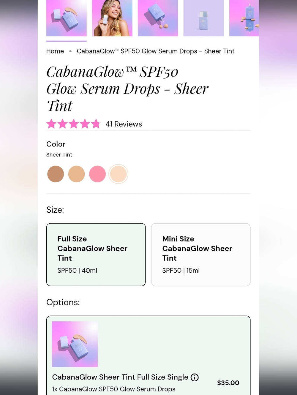 Naked Sundays CabanaGlow Serum Drops Set + Hydrating Hydrogel Mask - Picture 11 of 15